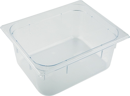 GN 1/1 Behälter 53 x 32,5 cm, Tiefe: 65 mm Polycarbonat, 8,5 Liter spülmaschinengeeignet bruchsicher stapelbar