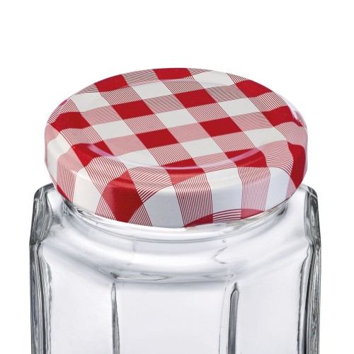 Westmark 6 Gläser »Eckig« 190 ml, ø 58 mm, mit Schraubdeckel