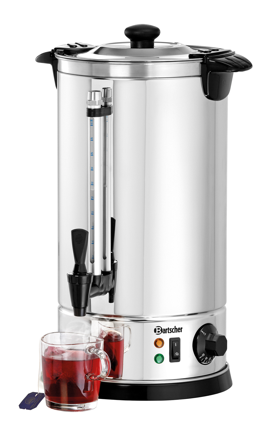 Bartscher Heißwasser-Spender 8,5L | Inhalt: 8,5Liter | Maße: 22,5 x 22,5 x 47,0 cm. Gewicht: 2,7kg