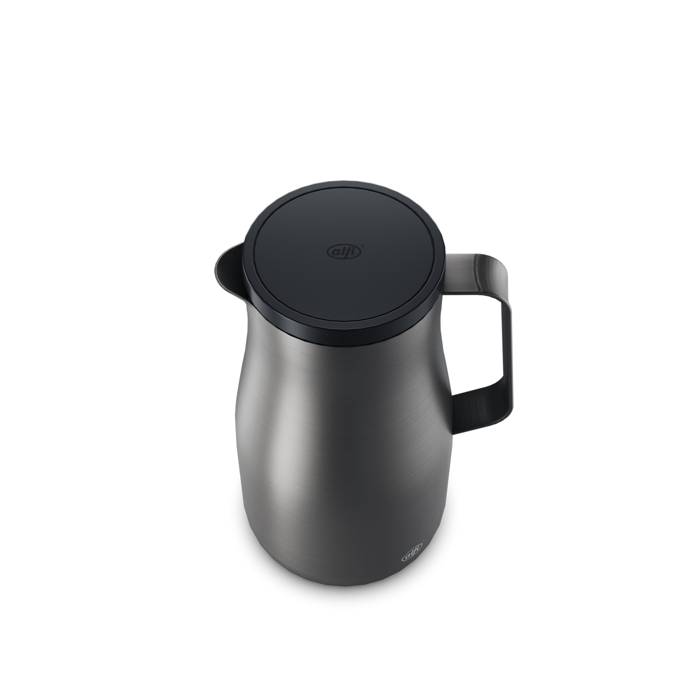 Isolierkanne Studio 1,0 l; funktionales Design by pearl creative Christian Rummel & Tim Storti; hochwertiger doppelwandiger Edelstahl dark steel