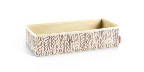 Kasten ohne Deckel FANCY HOME 40 x 18 x 10 cm, cremefarbig