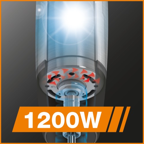 KRUPS Stabmixer sind extrem langlebig, Höchstleistungsklingen, Blitzschnelle Ergebnisse, 1200 W Stabmixer, Ergonomischer Trigger,