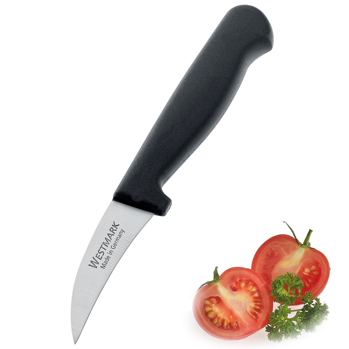 Gemüsemesser »Domesticus«, gebogen, Klinge 6 cm