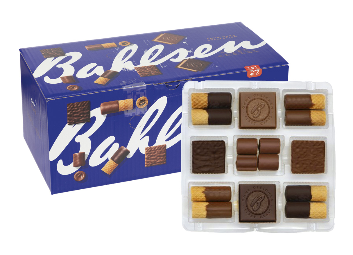 Bahlsen Anna-Dora Collection 7 Topseller mit viel Schokolade im Serviertray Inhalt: 12 Serviereinheiten à 149 g.