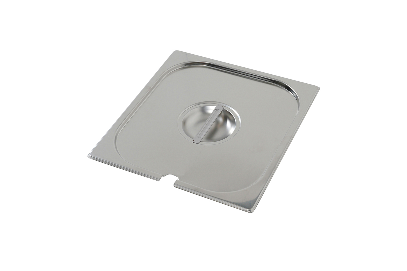 Bartscher Deckel 2/3GN, mit Löffelaussparung |Silikondichtung: Nein | Maße: 35,4 x 32,5 x 2cm. Gewicht: 0,6 kg