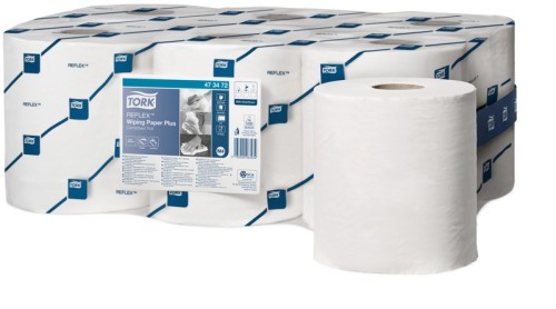 Tork ReflexTM Starke Mehrzweck Papierwischtücher Wischen Innenabrollung SmartCore®
