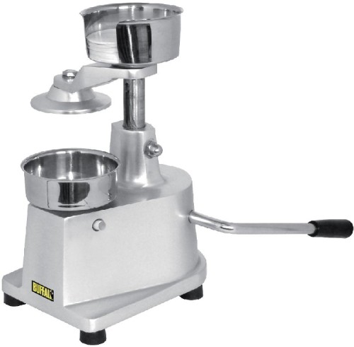 Buffalo manuelle Hamburgermaschine, CE225 Maße ca.: 27(H) x 28(B) x 28(T)cm Gewicht ca. 4,7kg