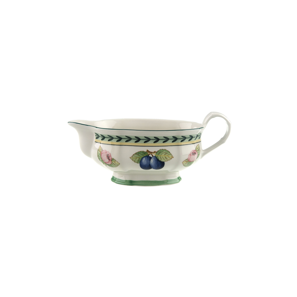 Villeroy und Boch Sauciere-Oberteil - Maße: 18,5 x 9,5 x 6,5 cm / Ser.: French Garden Fleurence