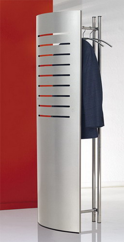 Design Standgarderobe TEC-ART incl. 5 verchromten Kleiderbügeln.