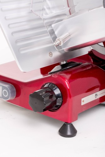 HENDI Aufschnittmaschine 220 -rote Sonderedition- - 280 W - 410x400x(H)350 mm