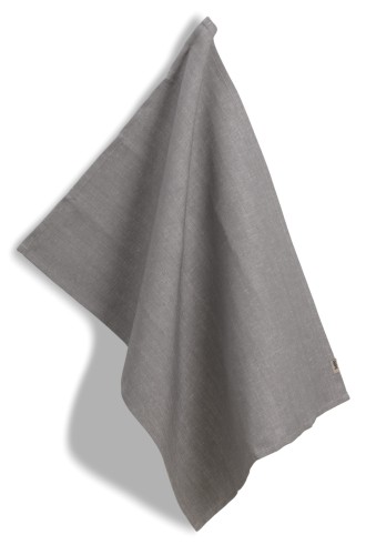 Geschirrtuch Puro 55%Baumwolle/45%Leinen grau 70,0x50,0 cm von Kela