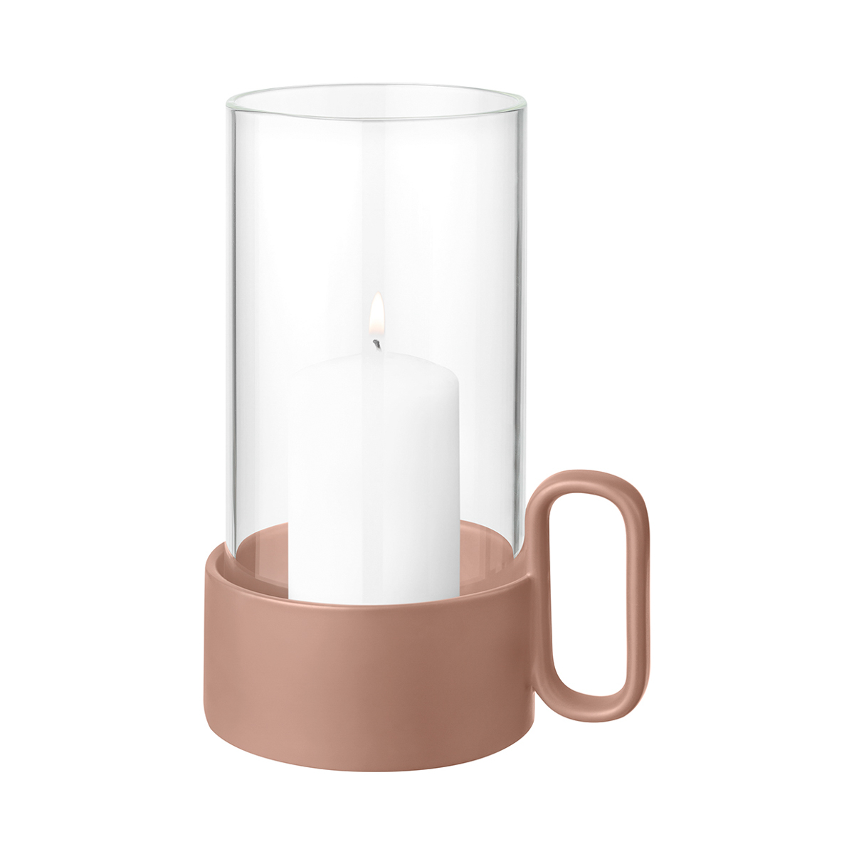 Windlicht -YURAGI- Terracotta. Material: Steingut / Glas. Von Blomus.