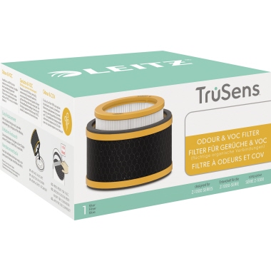 Leitz Luftfilter 3-in-1 HEPA Aktivkohlefilter 16,95 x 8,32 cm (Ø x H) TruSens Z-1000