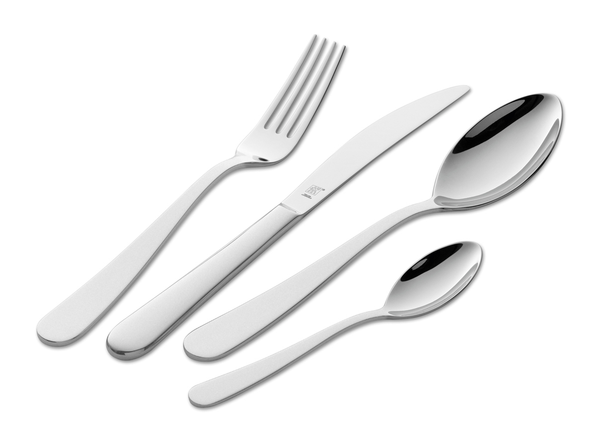 Besteckset, 68-tlg, mattiert/poliert, Serie: Greenwich (mattiert). Marke: ZWILLING