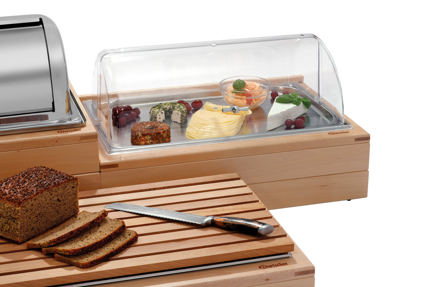 Bartscher Thermoplatte Buffet-System | Modul-Art: Thermoplatte | Maße: 53,2 x 35,8 x 30 cm. Gewicht: 0,186 kg