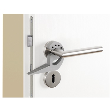 WENKO Türstopper Multi-STOP® 11,8 x 7,7 x 2,5 cm (B x H x T) Thermoplastischer Gummi grau, Maße: 11,8 x 7,7 x 2,5 cm (B