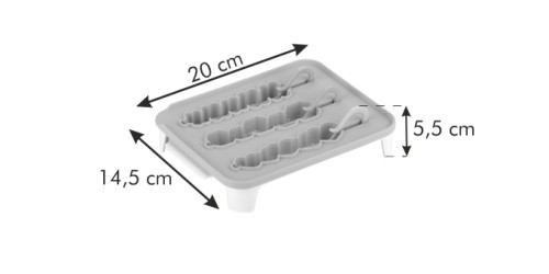 Eisform für Cocktailstäbchen myDRINK, 3 St. Silikon, Kunststoff Spülmaschinenfest