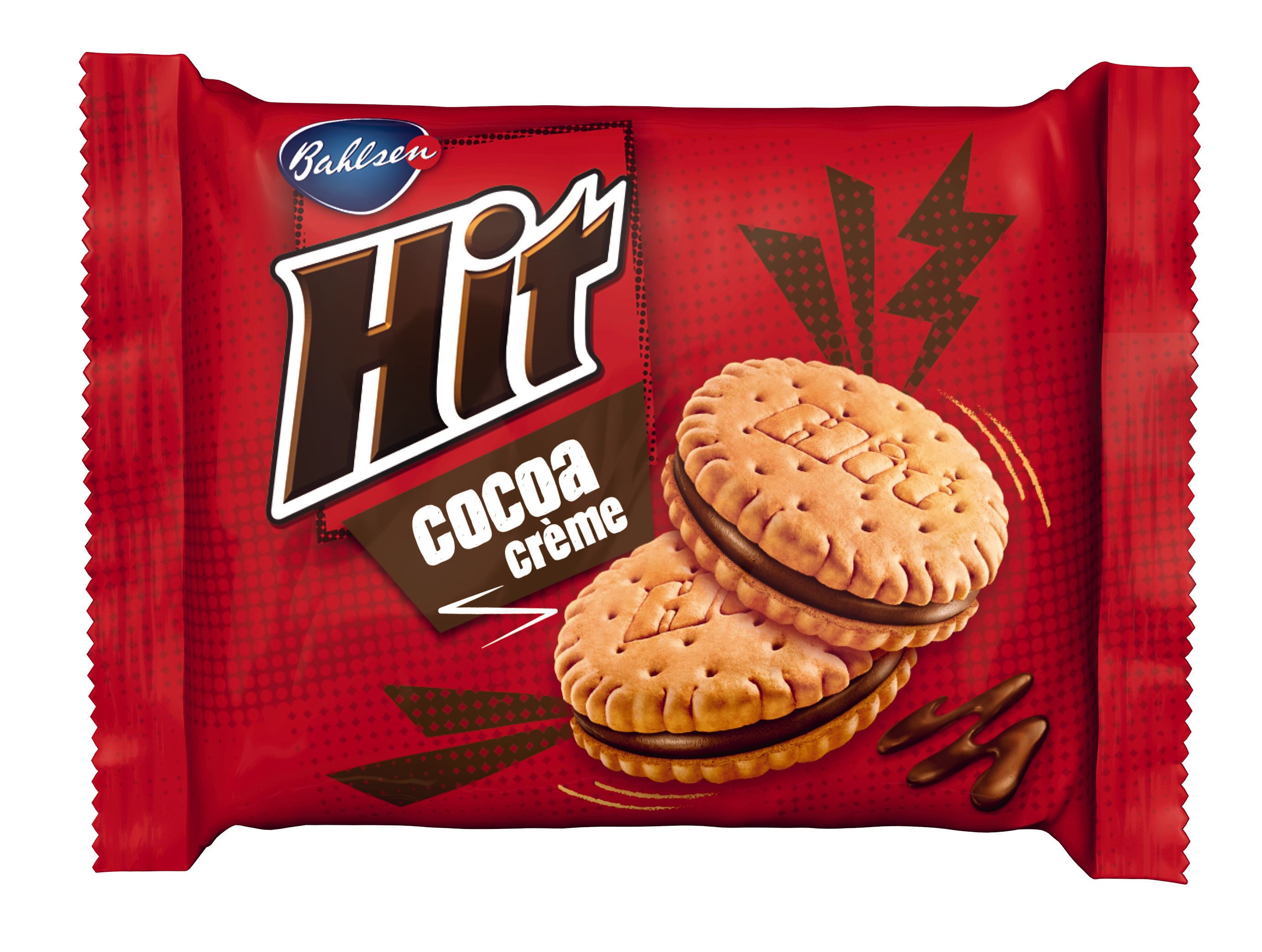 Bahlsen Hit, Inhalt: 45 Packungen à 2 Stück (je à 13 g), Doppelkeks mit Kakaocremefüllung.