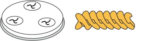 NEUMÄRKER Pasta-Scheibe Ø 50 mm Fusilli für MPF 1,5
