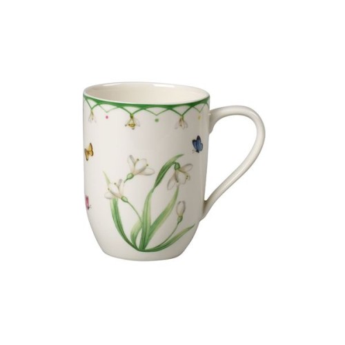 Villeroy & Boch Colourful Spring Becher mit Henkel, Inhalt: 0,34 l