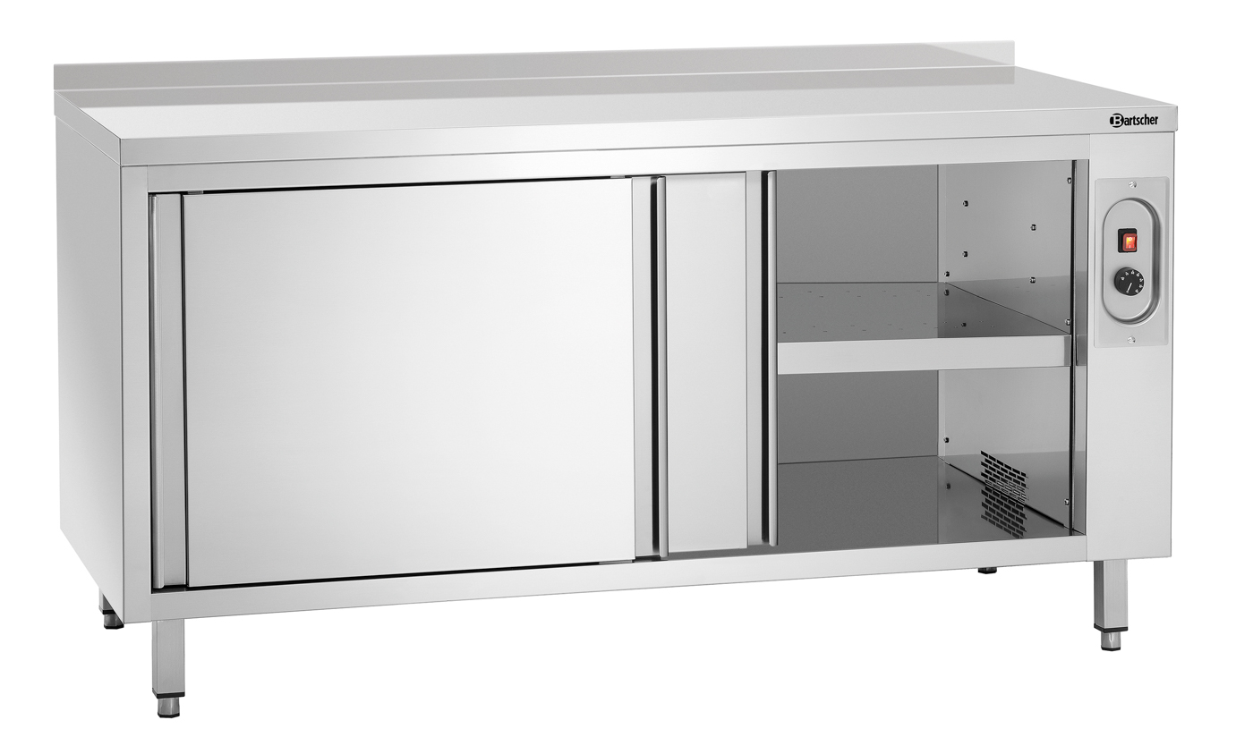 Bartscher Wärmeschrank 700, B1600, MA | TiefeInnen: 620 mm | Maße: 160 x 70 x 85,0 cm. Gewicht:95,5 kg