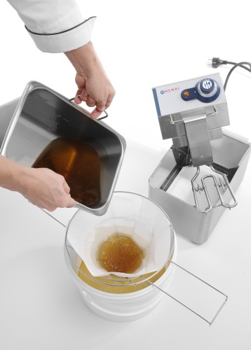 HENDI Fettfilter für Friteusen - 245 x 250 ØxH mm