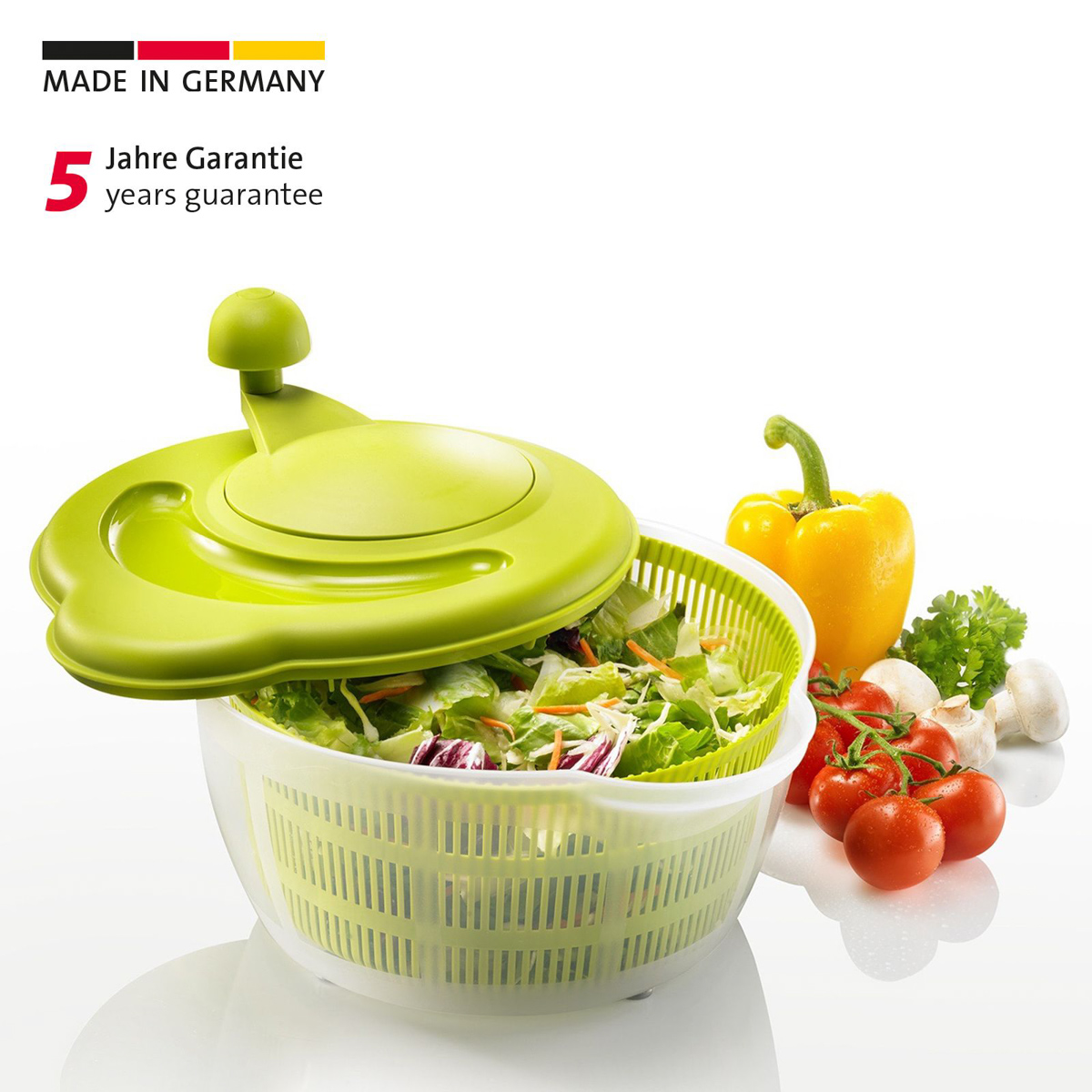 Salatschleuder »Fortuna«, 5 l, apfelgrün