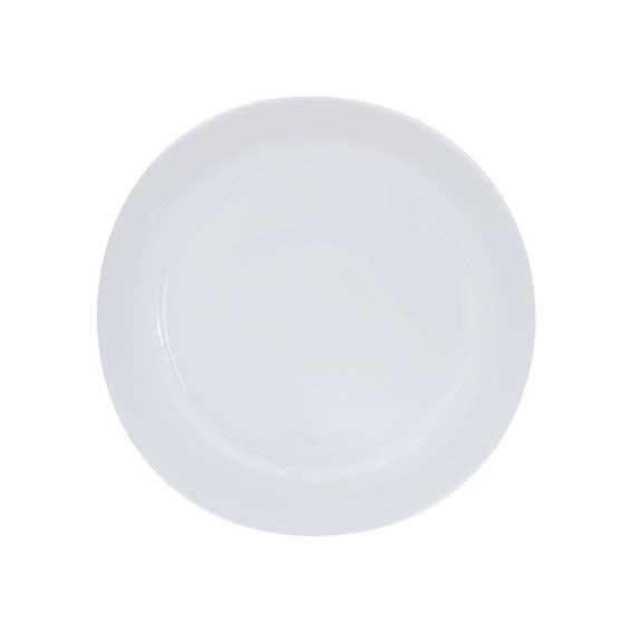 Teller tief coup 23 cm - Form: Simply Coup -, weiss - aus Porzellan. Hersteller: Eschenbach., "Made in Germany".