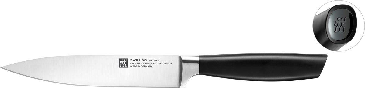 Fleischmesser, 16 cm, Schwarz, Kunststoff, Serie: All * Star. Marke: ZWILLING