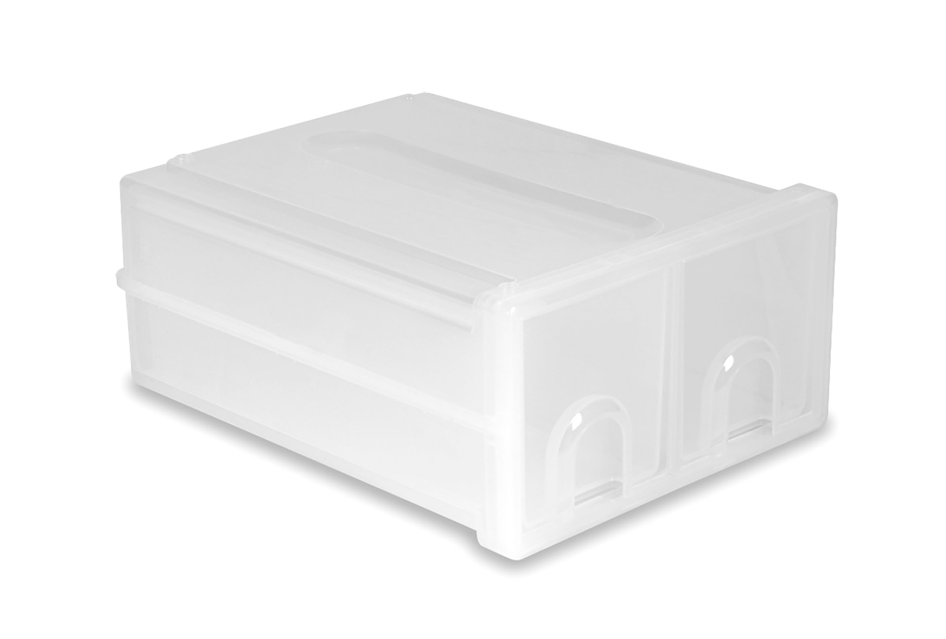 ARAVEN Behälter mit 2 kleinen Schubladen für den Servicewagen in den Abmessungen 450x349x195 mm