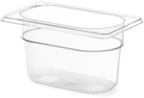 HENDI Gastronorm Behälter 1/9 - 100 H mm - 176x108 mm 1,0 Liter