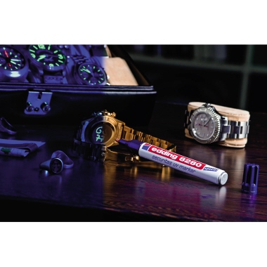 edding UV Marker 8280 securitas 1,5-3mm farblos Rundspitze, Strichstärke: 1,5-3 mm, Schreibfarbe: farblos, Rundspitze,