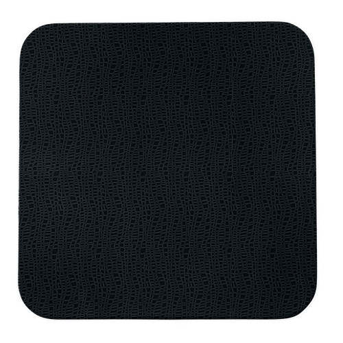 Seltmann Coupteller flach eckig 29x29 cm M5383, eckig, Form: Coup Fine Dining, Dekor: 57350 schwarz, hohe Kantenschlagfestigkeit, Made in