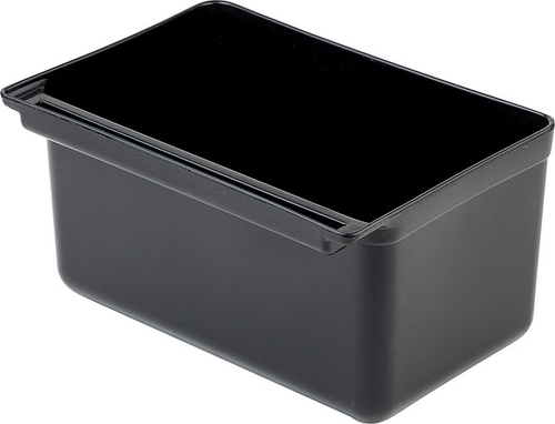 Behälter Größe L zum Einhängen, passend zum Servierwagen Move 406-143. Zum Beispiel für Besteck. Volumen 13 l, aus Kunststoff, schwarz