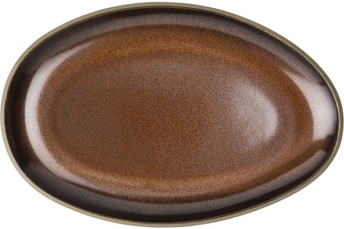 Rosenthal Platte 25 cm Junto Bronze