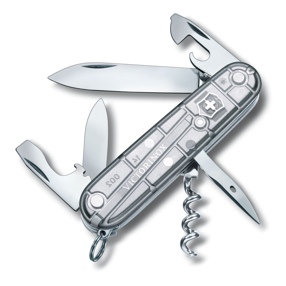 Victorinox Offizierm. SilverTech, transparent , gross Blister