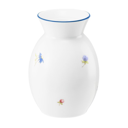 Seltmann Leuchter, rund, Form: Community, Dekor: 57390 Streublume blaue Linie, hohe Kantenschlagfestigkeit, Made in Germany