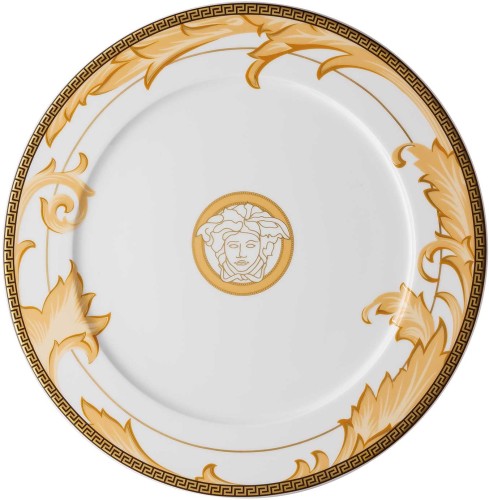 Epoque Arabesque Champagne Platzteller 33 Fahne