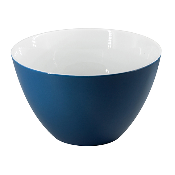 Schüssel 21 cm - Form: Table Selection - Dekor, 66279 ozeanblau - aus Porzellan. Hersteller:, Eschenbach. "Made in Germany".