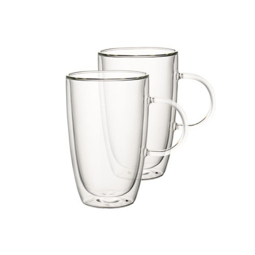 Villeroy & Boch Tasse XL, Set aus 2 Stück, 14 cm Durchmesser, Serie Artesano Hot Beverages, Inhalt: 0,45 Liter