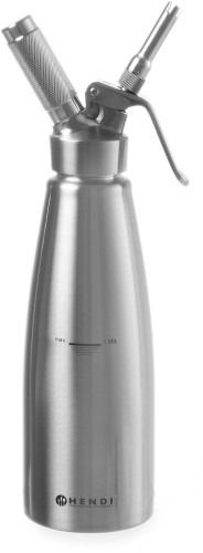 HENDI Sahnespender Profi Line - 1 Liter Ø98x(H)330 mm