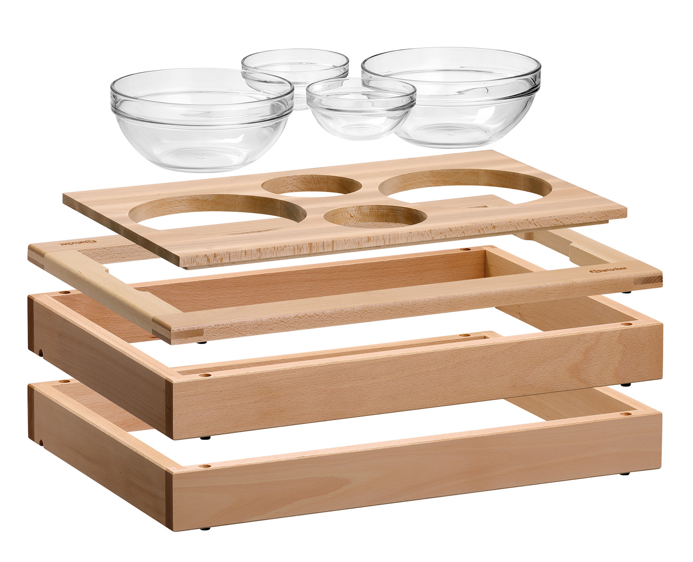 Bartscher Abschlussrahmen Buffet-System | Modul-Art: Abschlussrahmen ,Standard | Maße: 58 x 40,5 x 24 cm. Gewicht: 1,2 kg