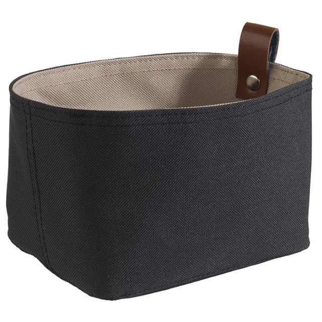 APS Brottasche, 19 x 11 cm, H: 10,5 cm, Tetron, beige, dunkelgrau maschinenwaschbar bis 30 Grad