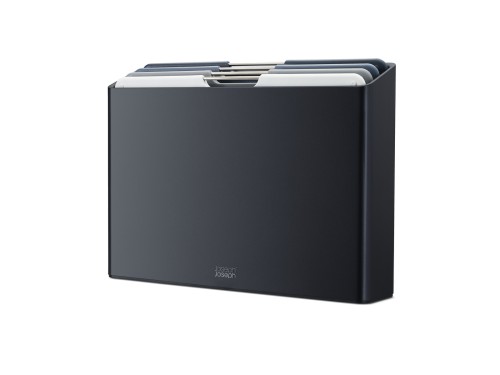 Joseph Joseph Folio 4-teiliges Schneidebrett-Set (groß) - Grau