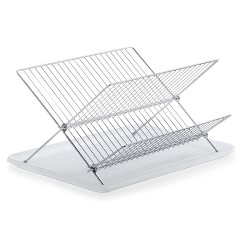 Zeller Tellerabtropfständer, Metall verchromt/Kunststoff