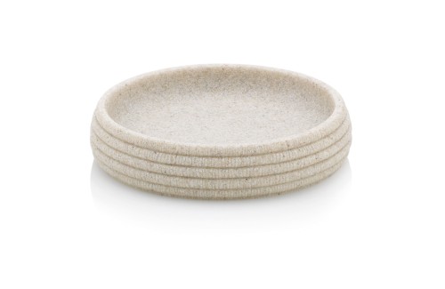 KELA Seifenschale Medea Poly beige 2,5cm 11,5cmØ