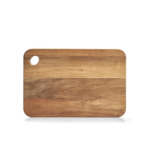 Schneidebrett, Akazie. Länge: 370 mm. Breite: 250 mm. Höhe: 20 mm