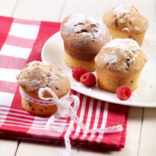 Westmark 6er Silikon Muffin-Backform, rot