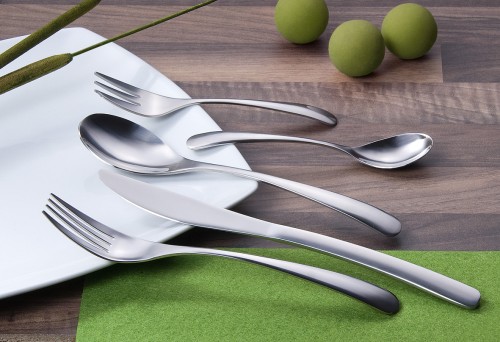 Kuchengabel Dynia. Chromstahl.