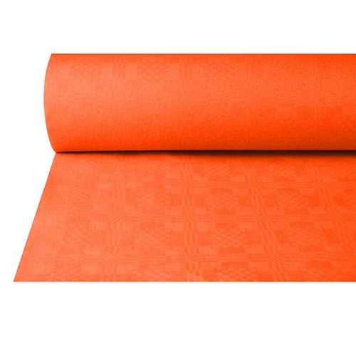 Papiertischtuch mit Damastprägung 50 m x 1 m terracotta von PAPSTAR